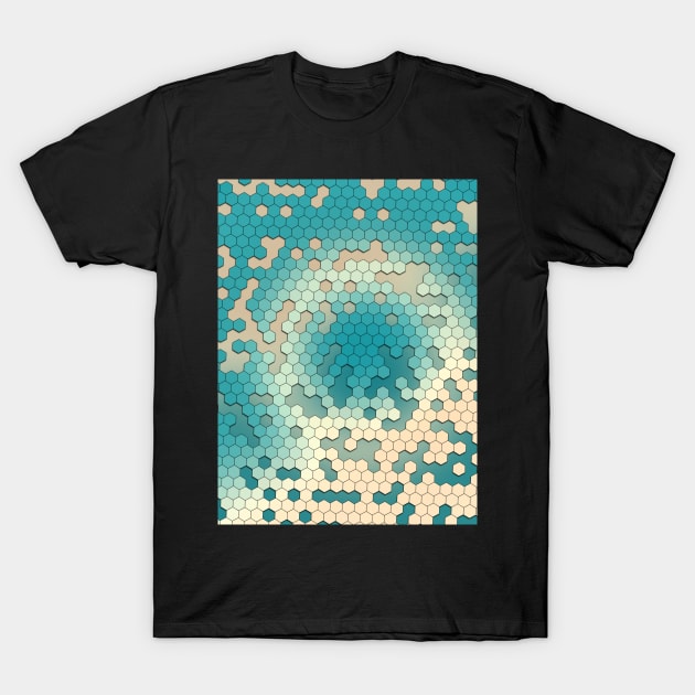 Beehive Pattern 3 T-Shirt by Wavey's